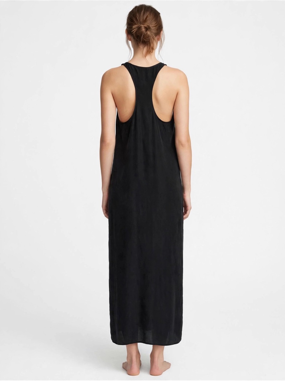Zara Black Racerback Maxi Dress - Picture 2 of 5